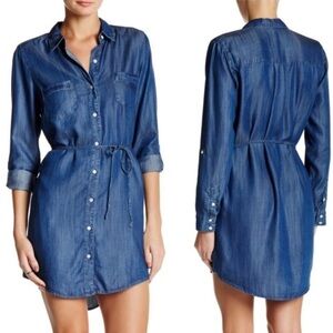 SOFT JOIE Lilyana Chambray Shirt Dress